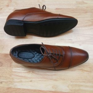 Giày tây đế cao da bò bình dân Nam
