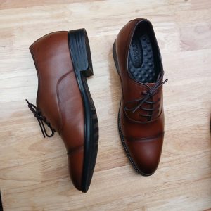 Giày tây da bò tăng chiều cao bình dân